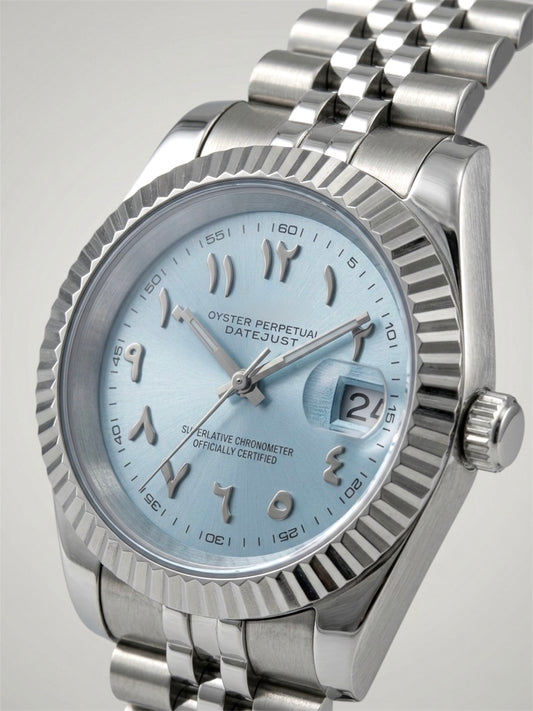 Ljusblå Arabic - Datejust Mod