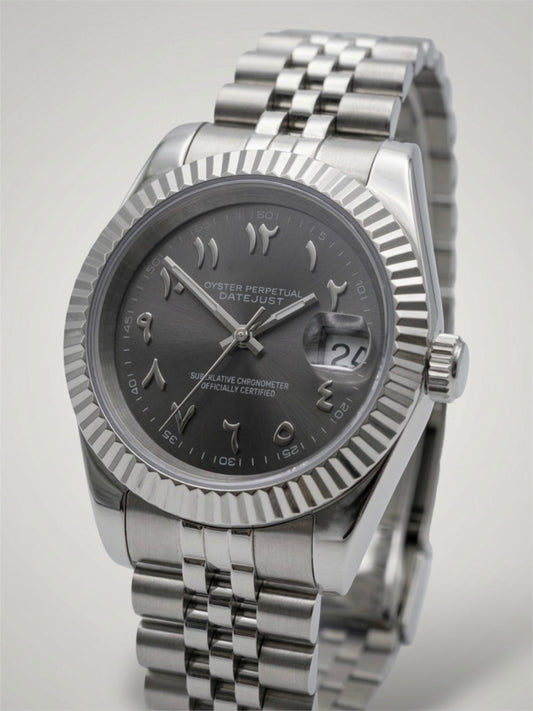 Grå Arabic - Datejust Mod