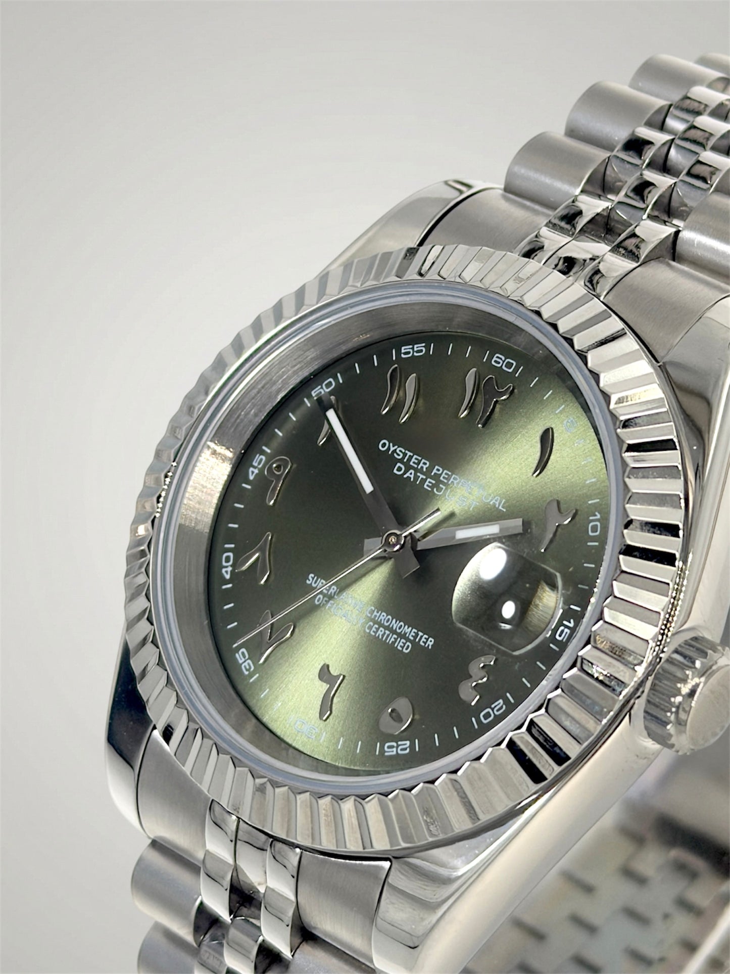 Olive Green Arabic - Datejust Mod