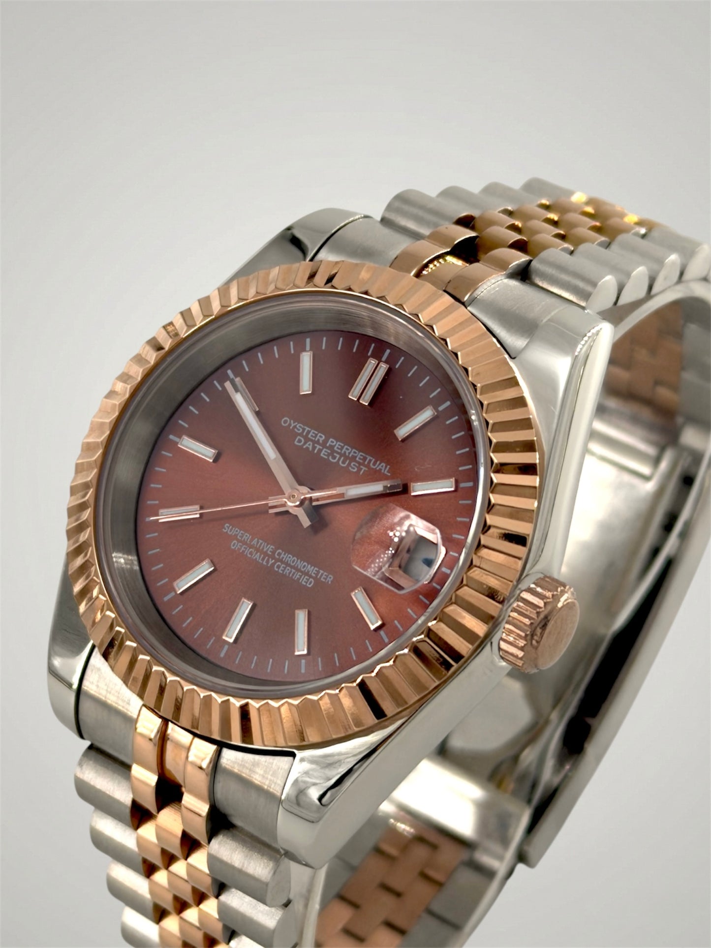 Chocolate - Two-tone Datejust Mod