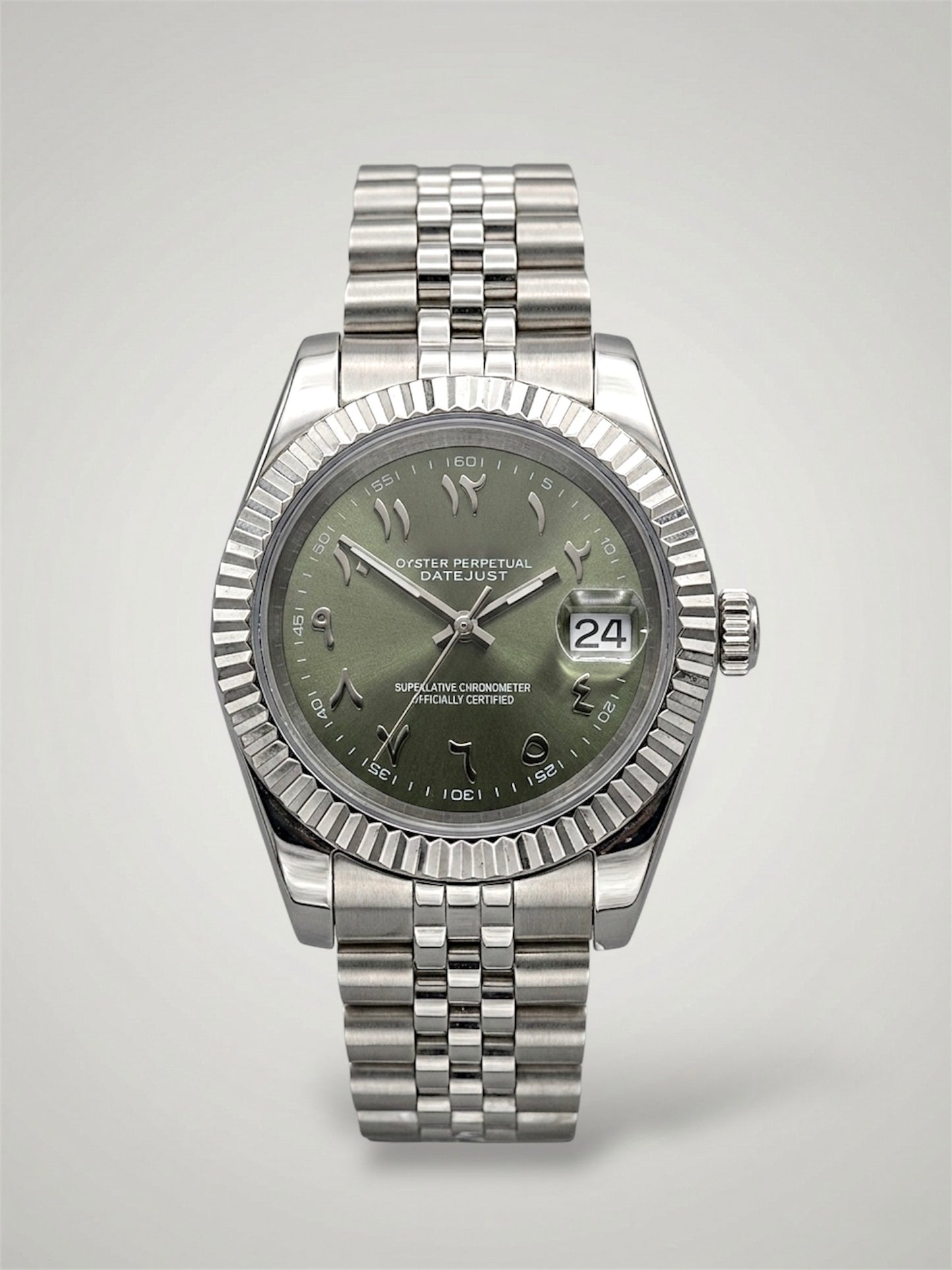 Olive Green Arabic - Datejust Mod