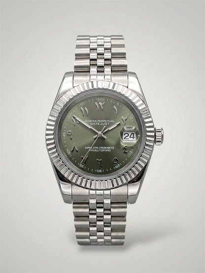 Olive Green Arabic - Datejust Mod