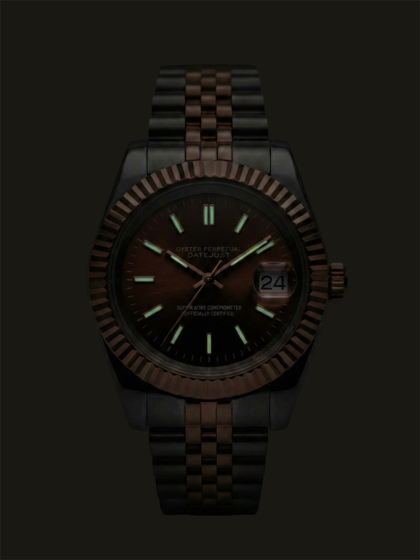 Chocolate - Two-tone Datejust Mod