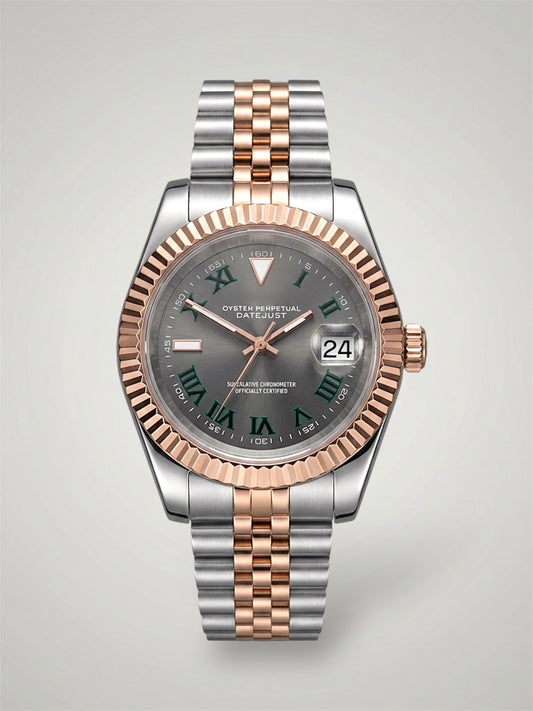 Wimbledon Roseguld - Tvåton Datejust Mod