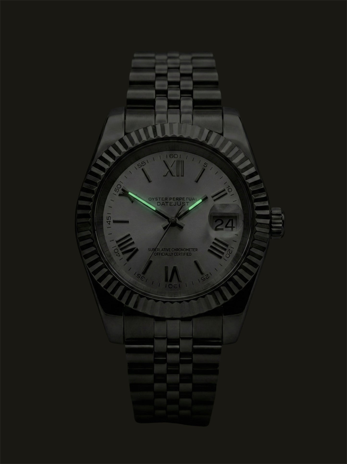 White Roman - Datejust Mod