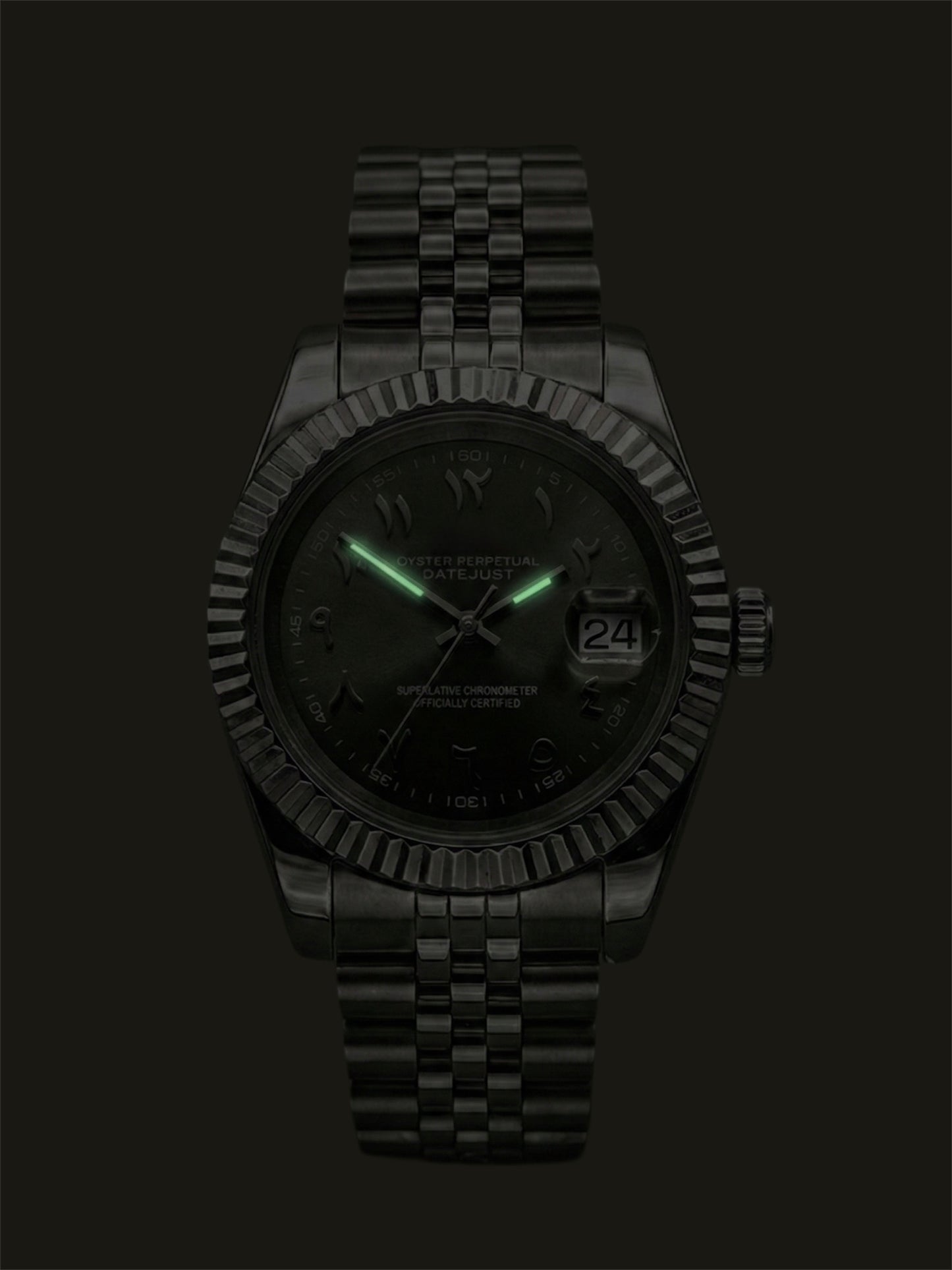Olive Green Arabic - Datejust Mod