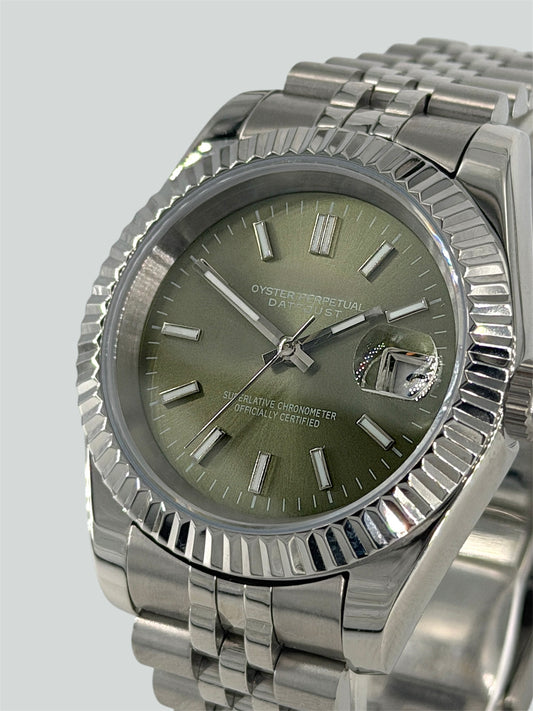 Olivgrön - Datejust Mod