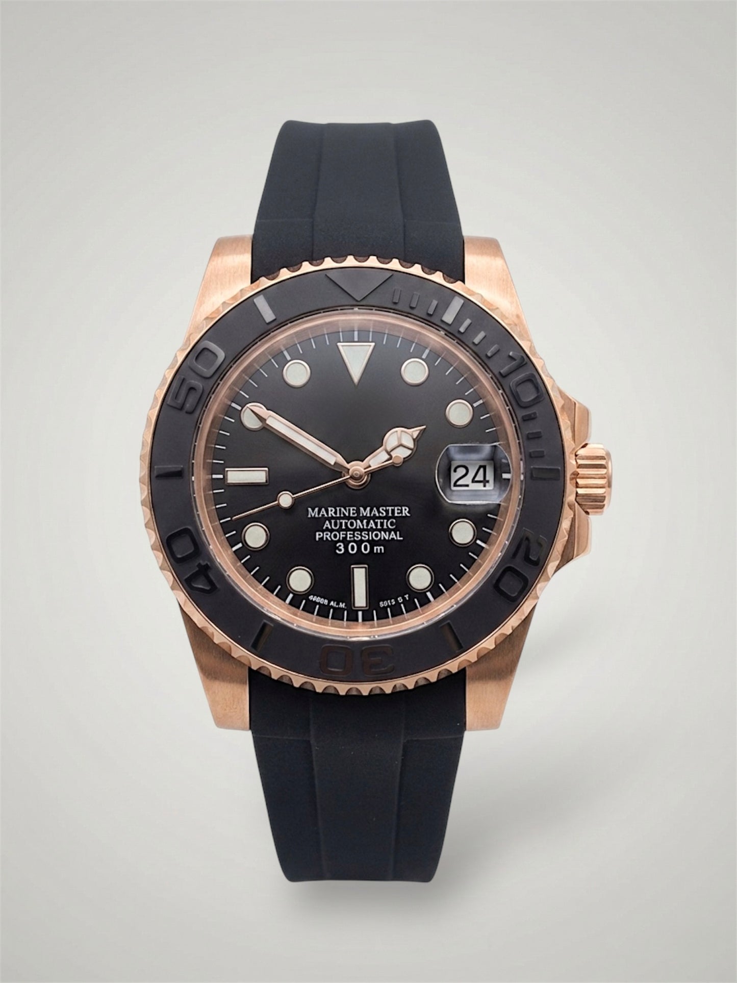 Rose Gold Sports Band - Yacht-Master Mod