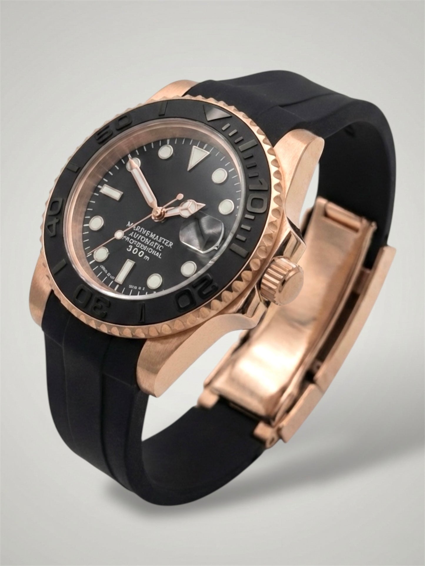 Rose Gold Sports Band - Yacht-Master Mod