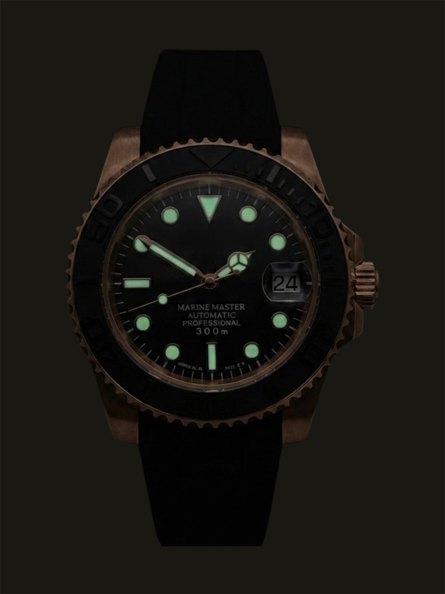 Rose Gold Sports Band - Yacht-Master Mod