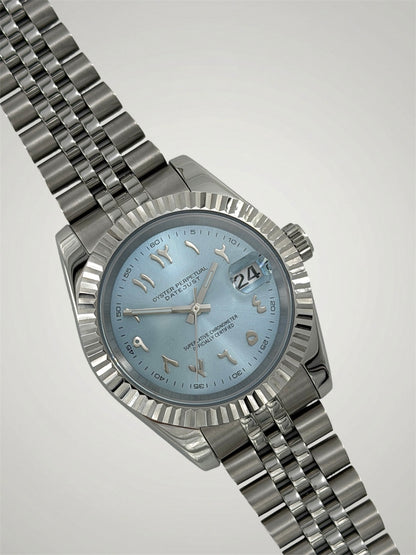 Light Blue Arabic - Datejust Mod