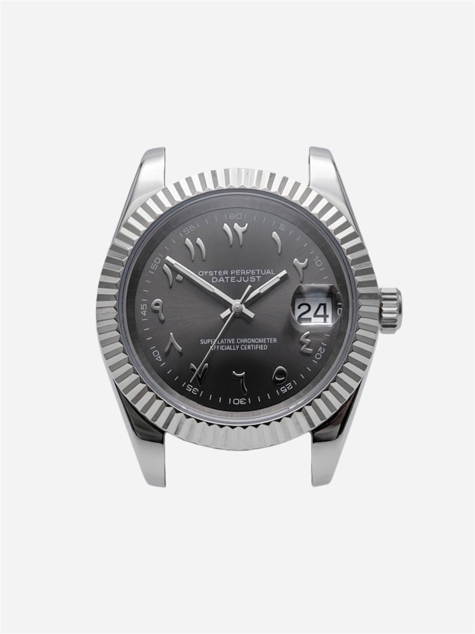 Grey Arabic - Datejust Mod