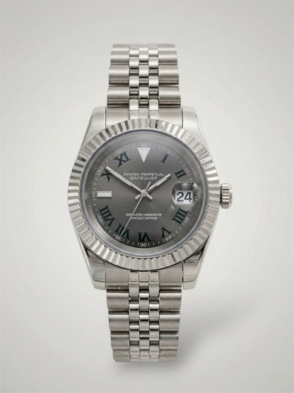 Wimbledon Silver - Datejust Mod