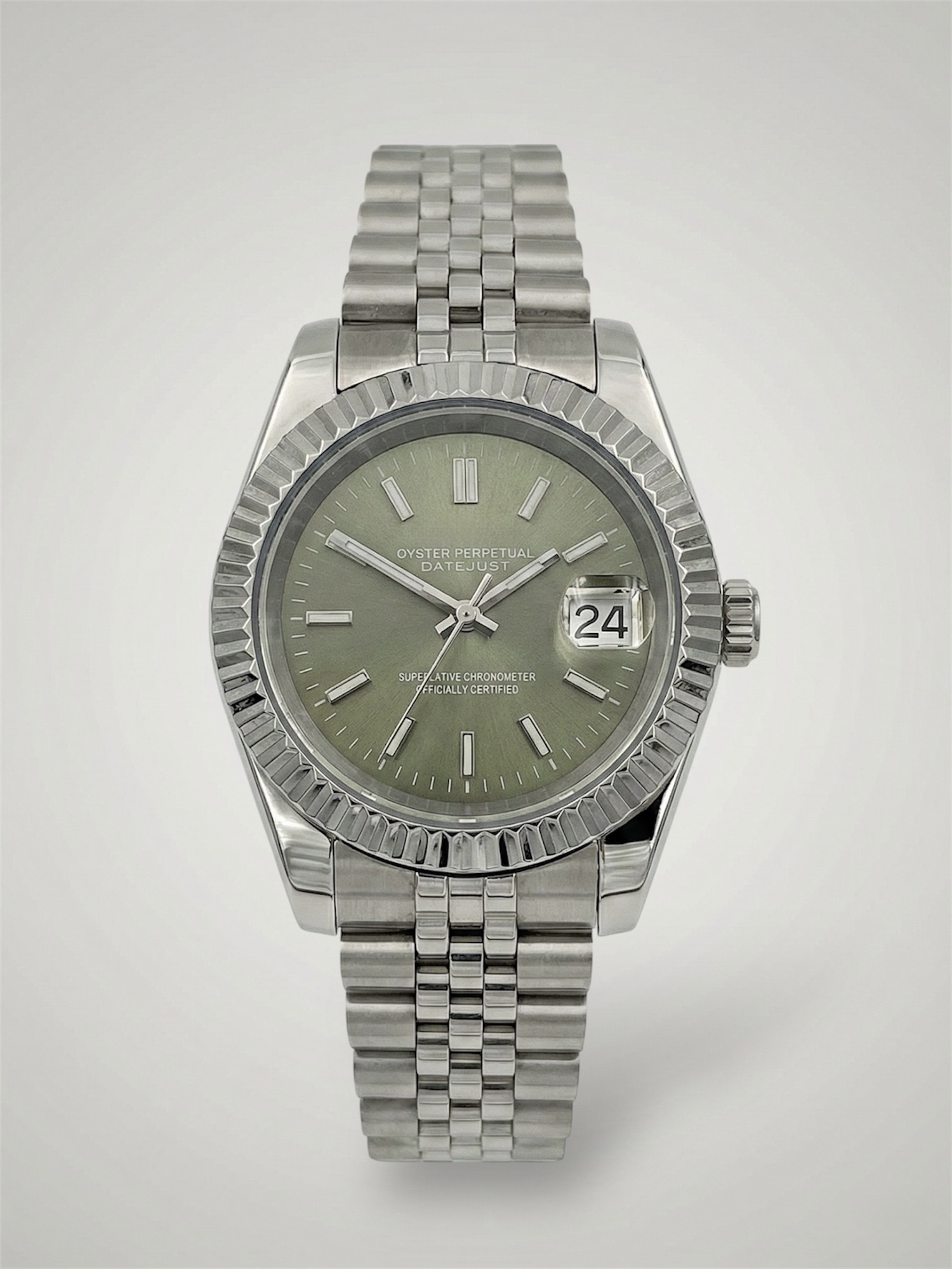 Olivgrön - Datejust Mod