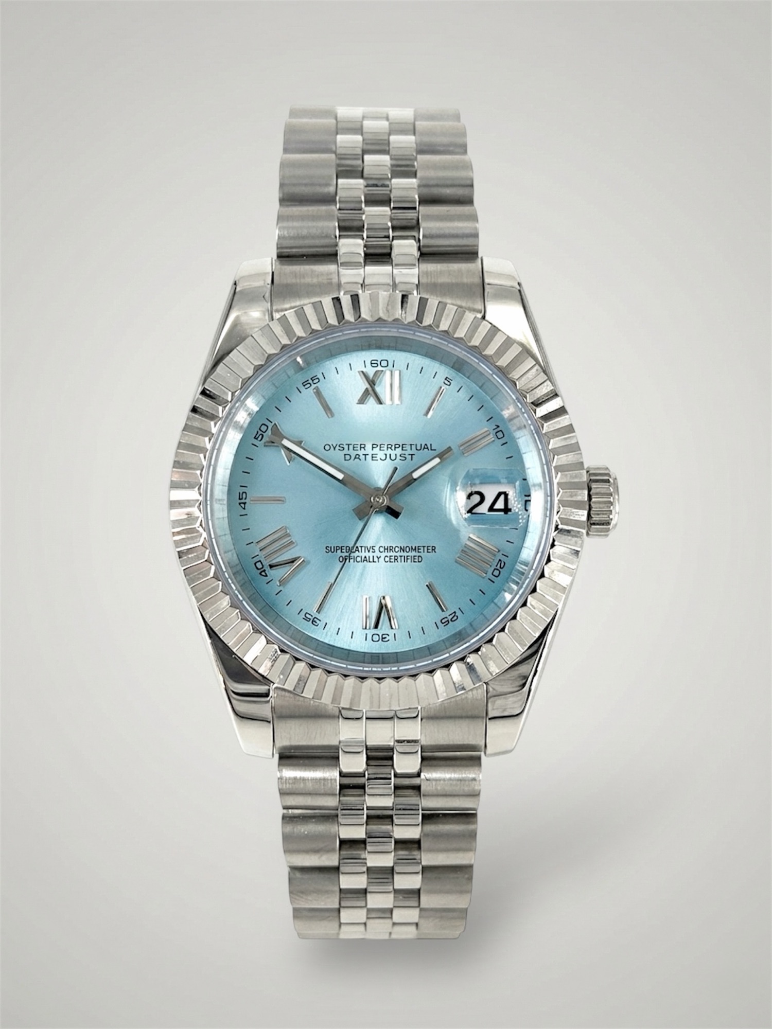 Ljusblå Romersk - Datejust Mod