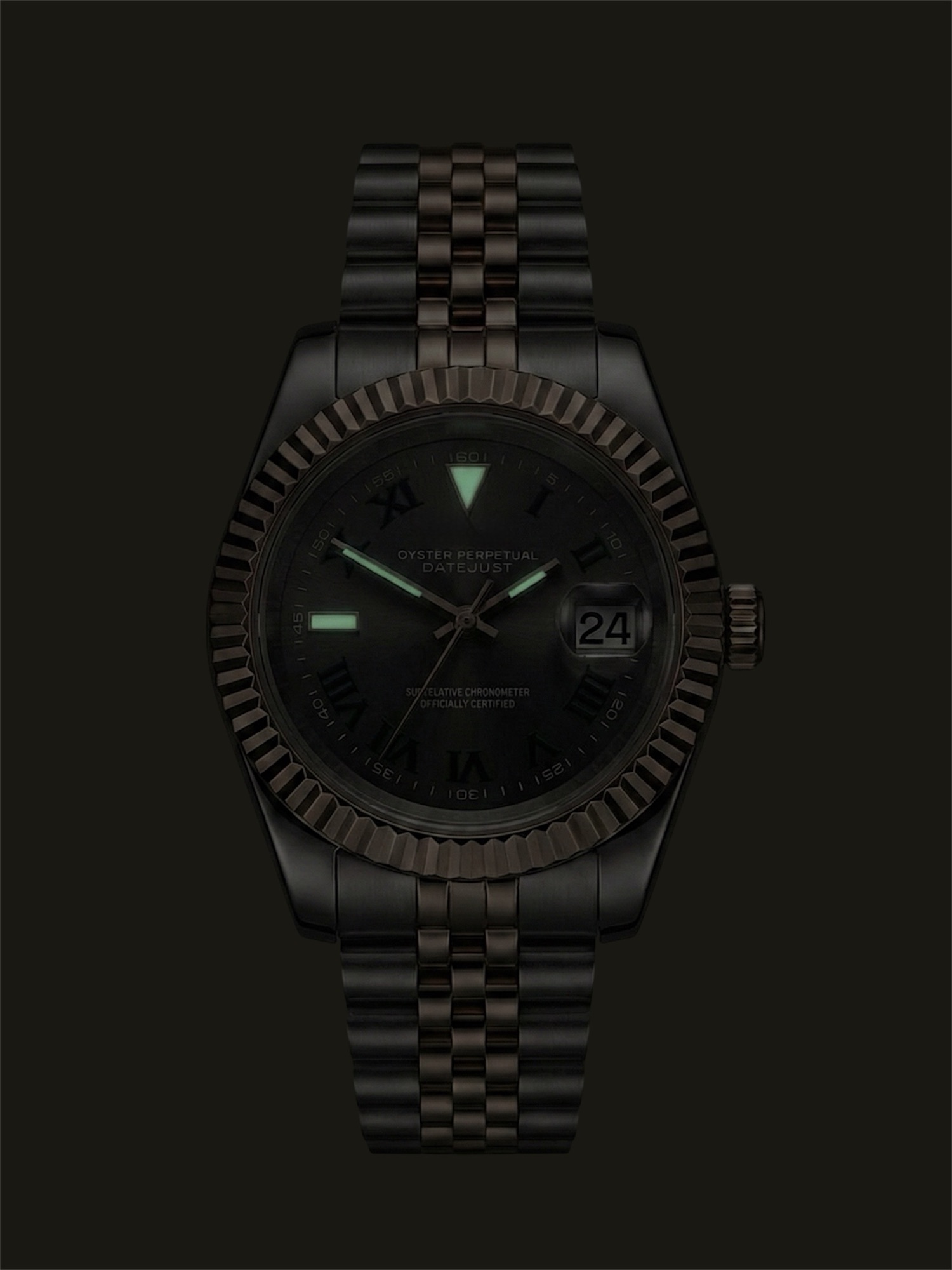 Wimbledon Roseguld - Tvåton Datejust Mod