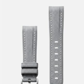 WristSwitch Gummiband med stygn Ljusgrå/Vit