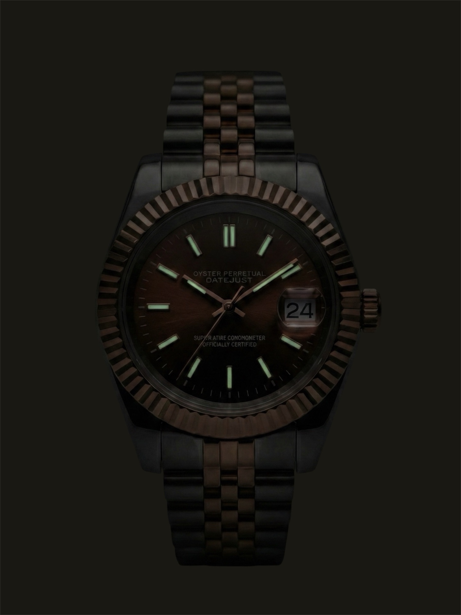 Choklad - Tvåton Datejust Mod