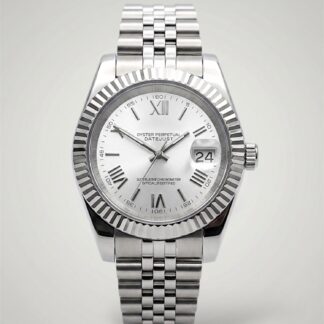 Vit Romersk - Datejust Mod