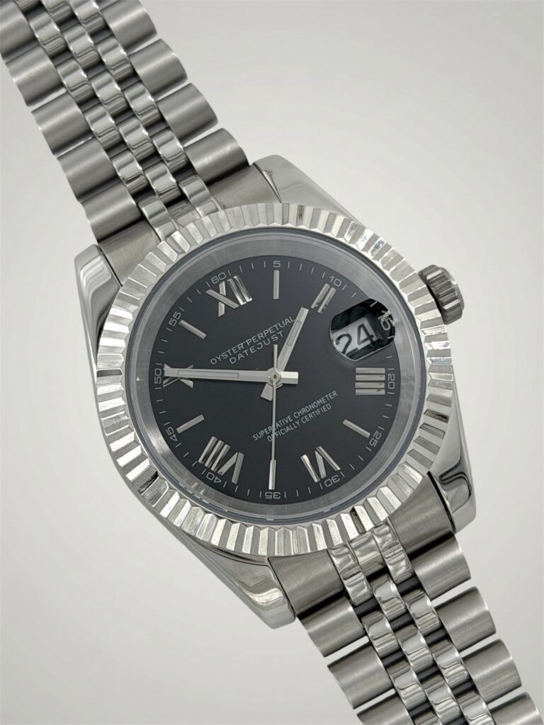 Svart Romersk - Datejust Mod