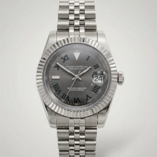 Wimbledon Silver - Datejust Mod