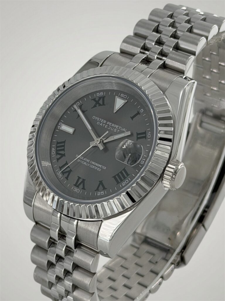 Wimbledon Silver - Datejust Mod