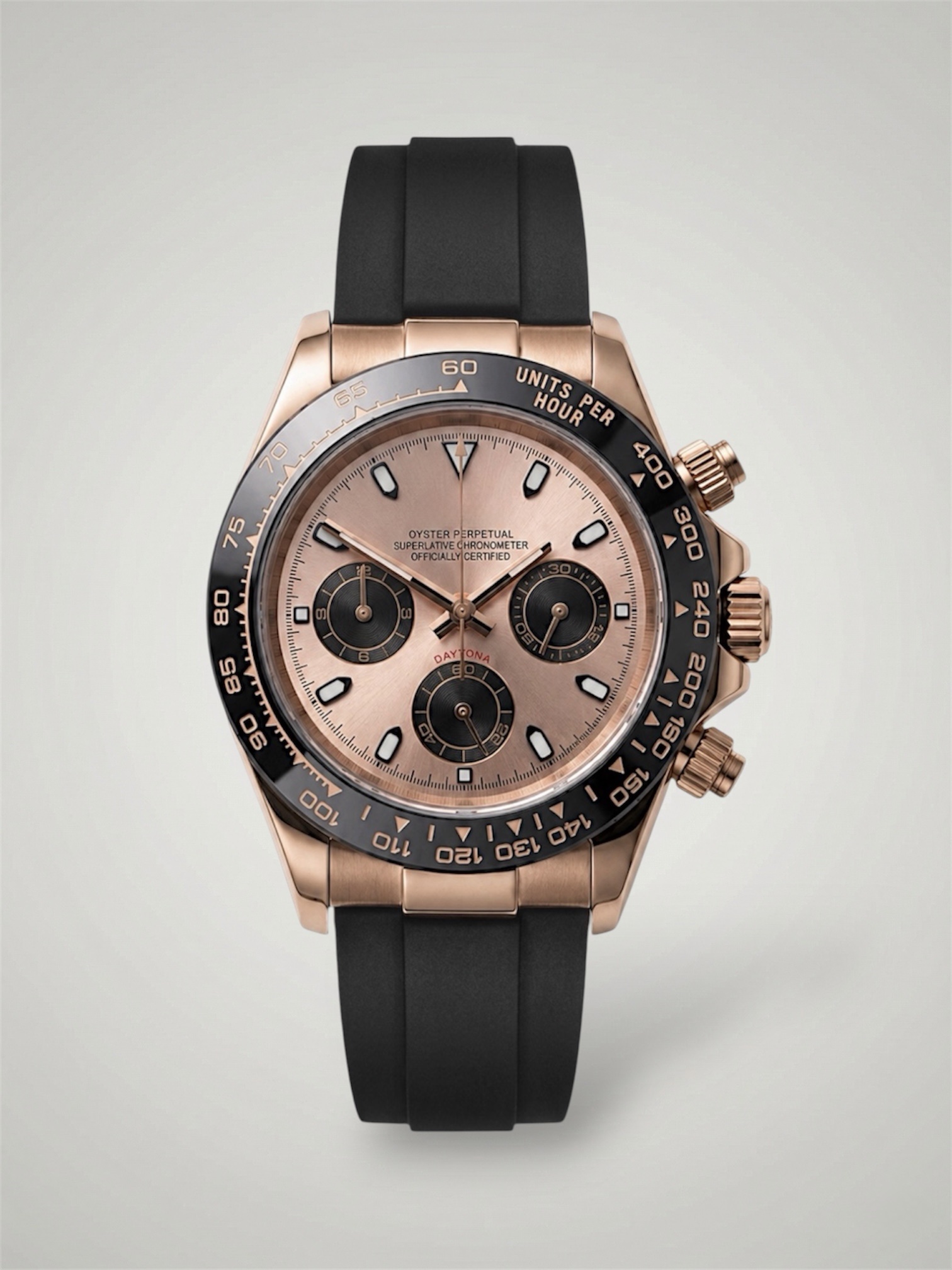 Roseguld Sportband - Daytona Mod